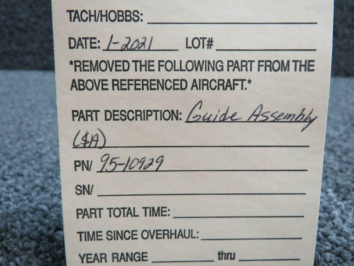 Does Not Apply 95-10929 Guide Assembly W/ Serviceable Tag SA