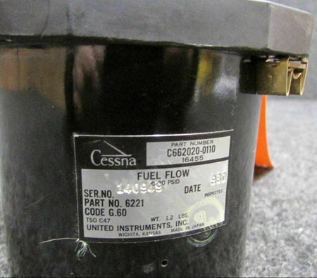 Cessna C662020-0110 United Inst, Cessna Fuel Flow Indicator CORE