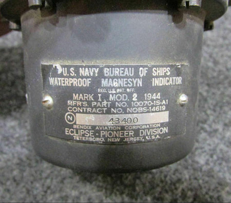 Bendix 10070-IS-A1 Bendix US Navy Waterproof Magnesyn Wind Direction Indicator CORE