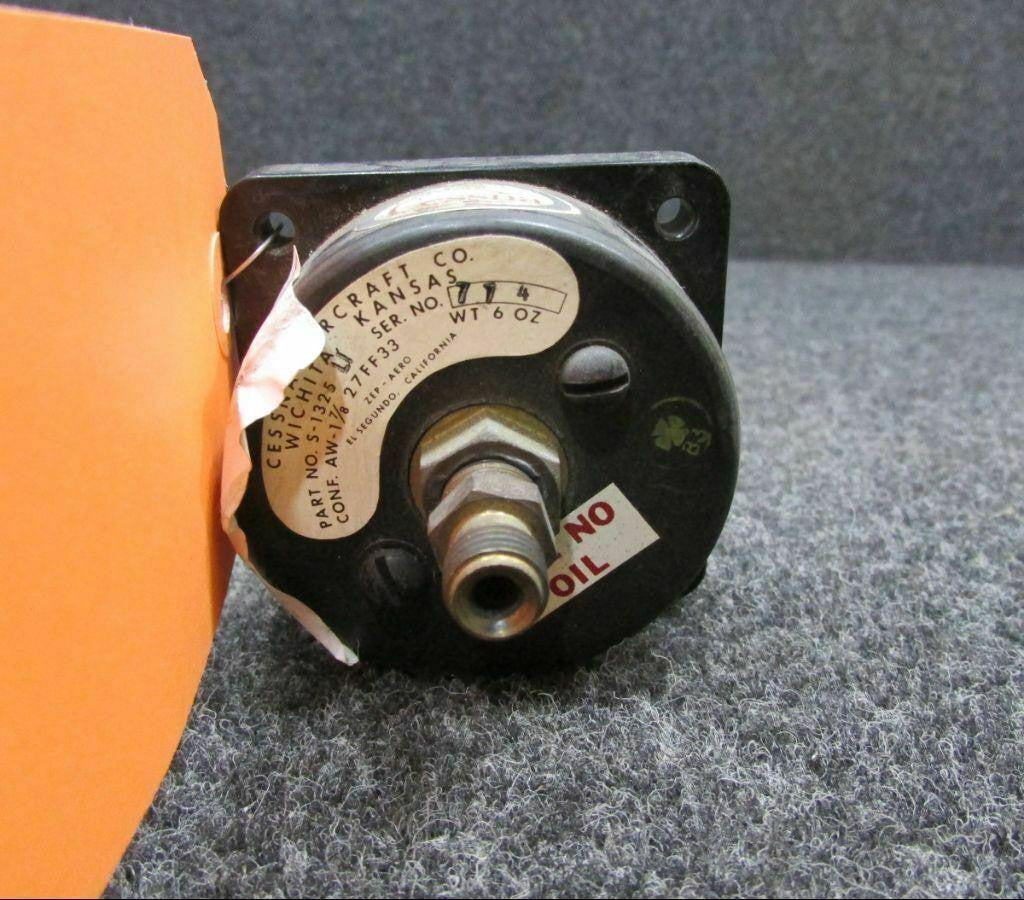 Cessna S-1325 LI Cessna Oxygen Cylinder Pressure PSI Indicator