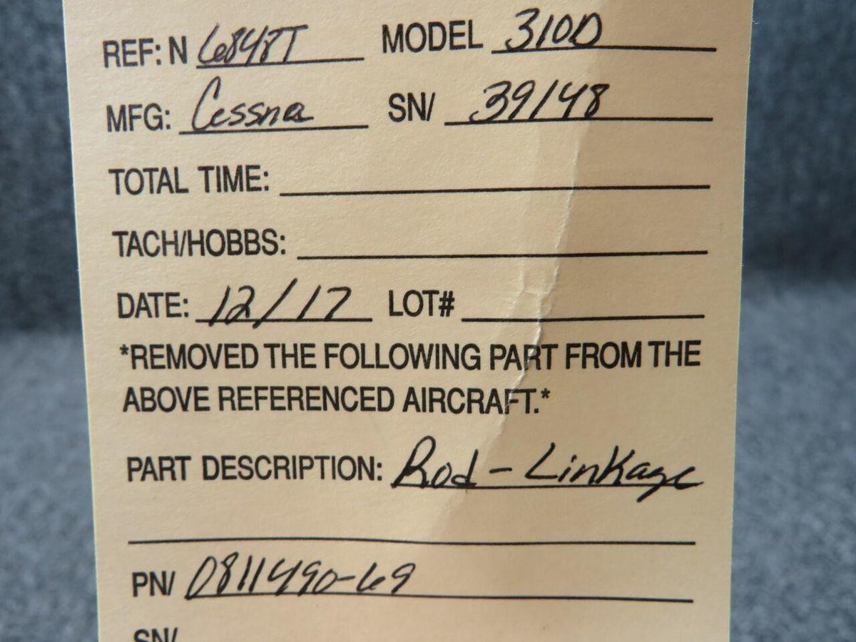 Cessna 0811490-69 Cessna 310D Rod Linkage BD