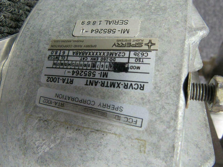 Sperry MI-585264-1 Cessna 421B Sperry RTA-1002 Receiver XMTR Radome Antenna Volts 28