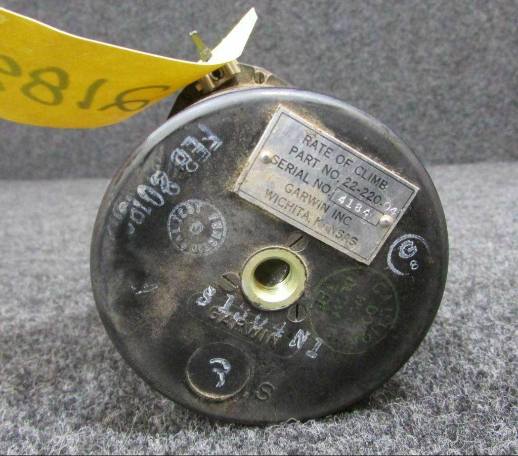 22-220-04 Garwin Rate of Climb Indicator BAS Part Sales | Airplane Parts