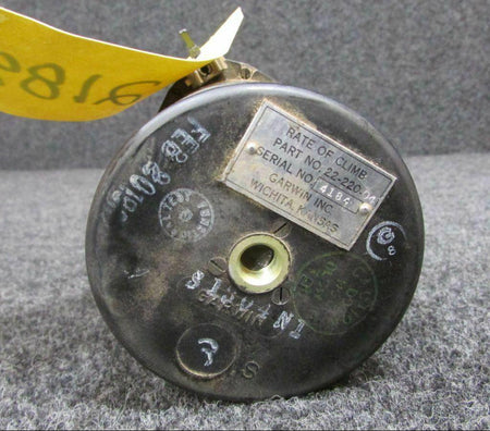 22-220-04 Garwin Rate of Climb Indicator BAS Part Sales | Airplane Parts