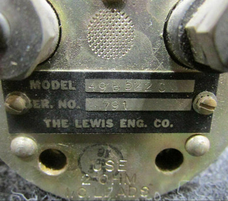 49B522C Lewis Engine Temperature Indicator BAS Part Sales | Airplane Parts