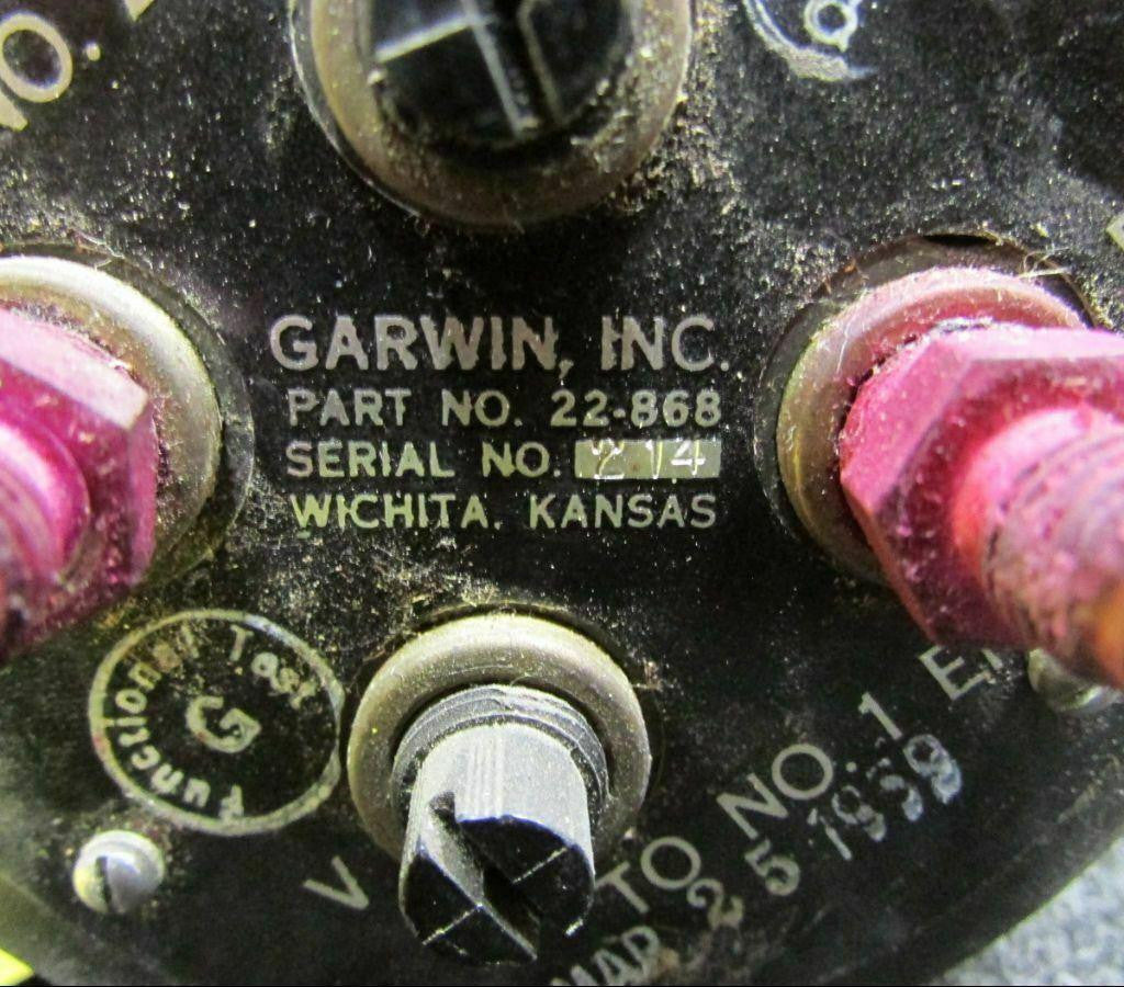GARWIN 22-868 Garwin Dual Fuel Pressure Indicator CORE