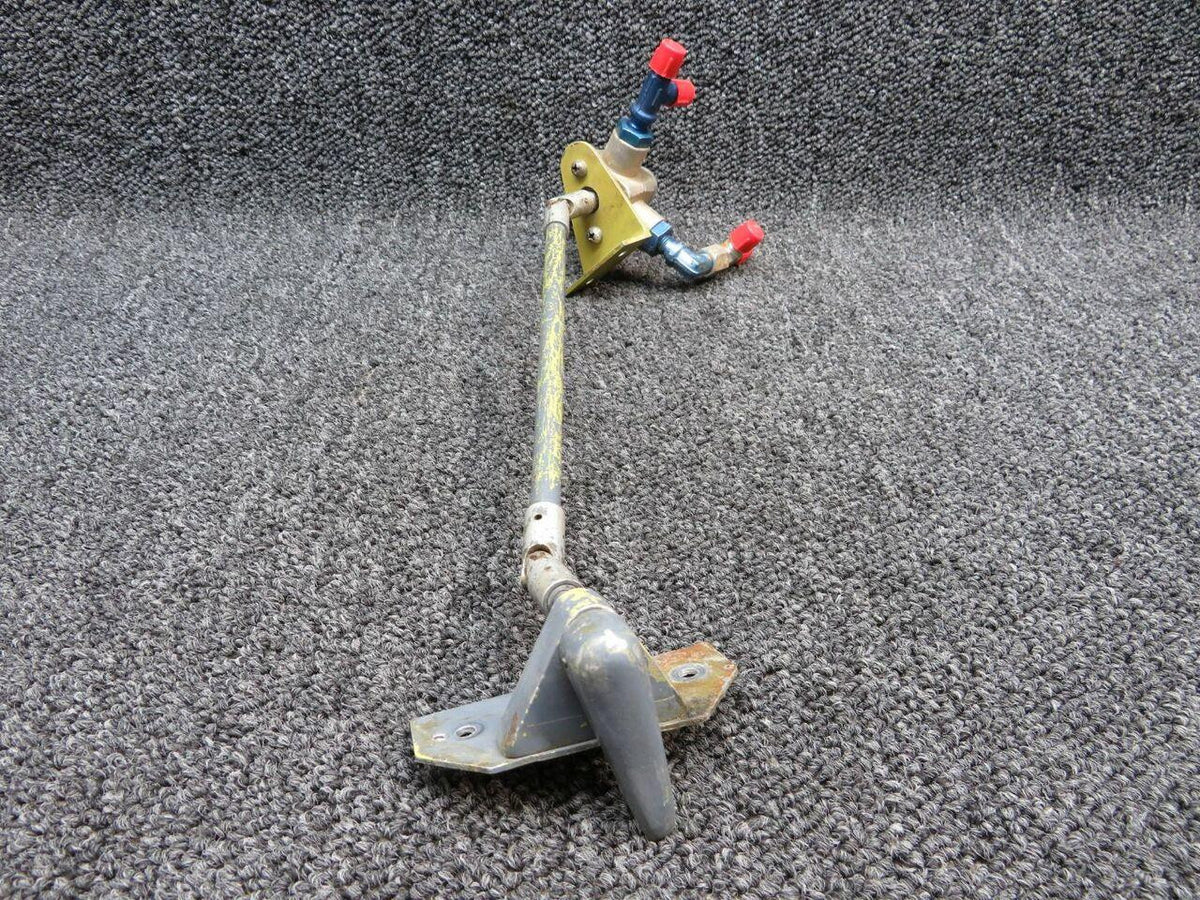 Aero Commander 680FL Fuel Selector Valve W/ Shaft and Handle