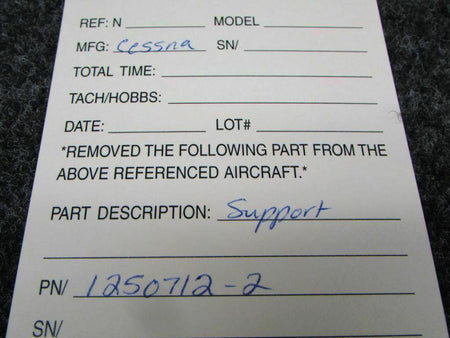 Cessna 1250712-2 Cessna Support Assembly NEW SA