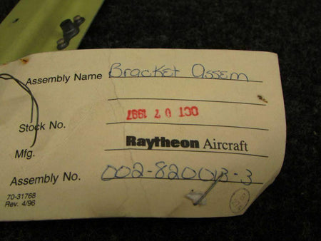 Beechcraft 002-820013-3 Beech Bracket Assembly NEW SA