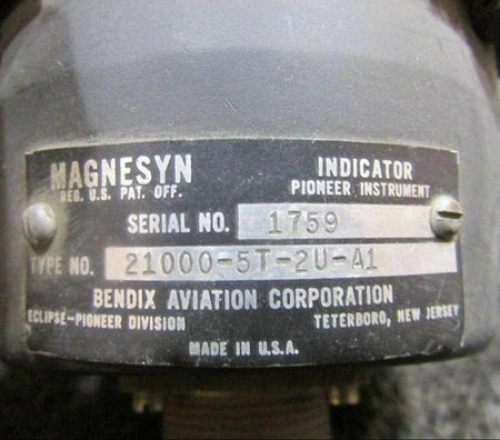2100-5T-2U-A1 Bendix Water Pressure Indicator (CORE) BAS Part Sales | Airplane Parts