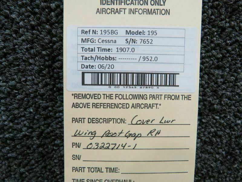 Cessna 0322714-1 Cessna 195 Wing Root Fairing Upper LH / Lower RH