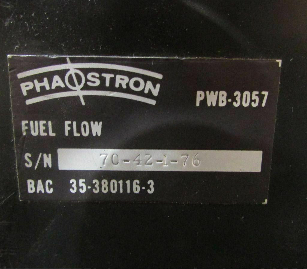 Does Not Apply PWB-3057 Phaostron Fuel Flow Indicator