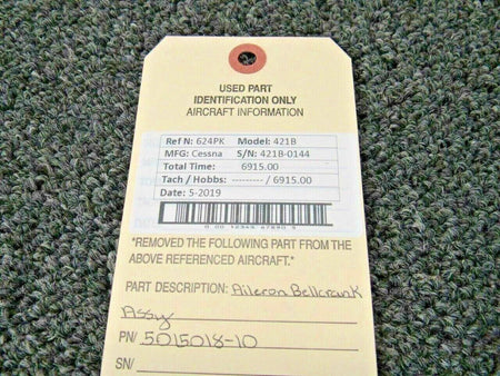5015018-10 / 5017123 Cessna 421B Aileron Bellcrank W/ Links BAS Part Sales | Airplane Parts