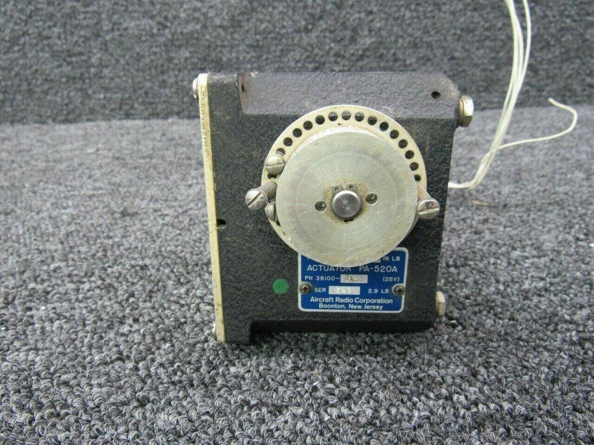 38100-0128 Cessna 421B ARC PA-520A Actuator Assy (Volts: 28) BAS Part Sales | Airplane Parts
