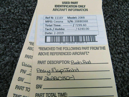 Cessna 2622080-1 Cessna 208B Push Rod Assy Flap Inbd