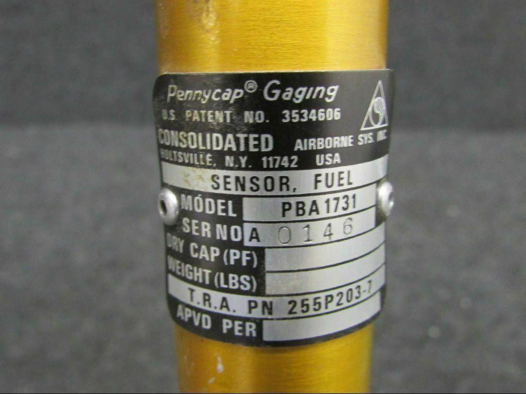 PBA1731 (Use: 255P203-7) Penny Cap Fuel Sensor (SA) BAS Part Sales | Airplane Parts