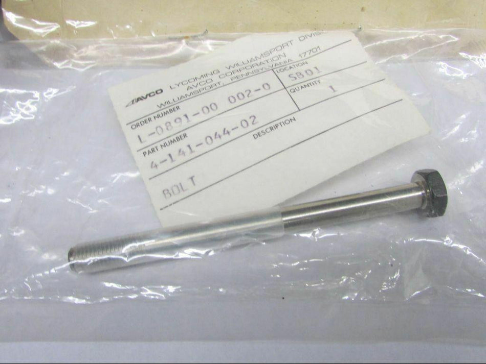 Lycoming 4-141-044-02 Lycoming Bolt Assembly NEW SA