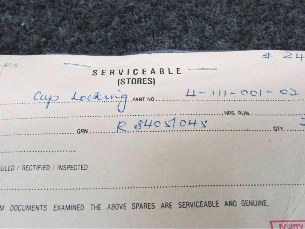 Lycoming 4-111-001-2 Lycoming Cup Locking NEW SA