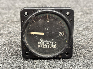 22-112-03-3 (Alt: 50-380105-3) Edo Aire Pneumatic Pressure Indicator