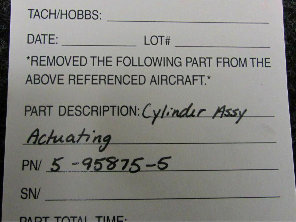 Does Not Apply 5-95875-5 Cylinder Assembly Actuating SA