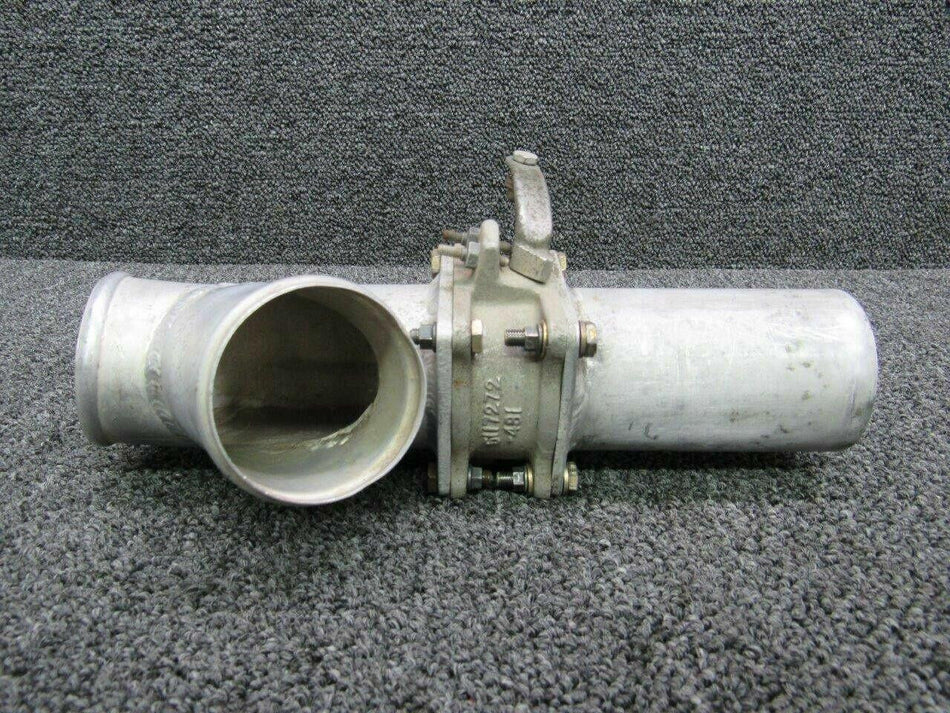Cessna 5117124-1 / 5117258-12 Cessna 421B Duct and Outlet Cabin Pressure W/ Valve RH