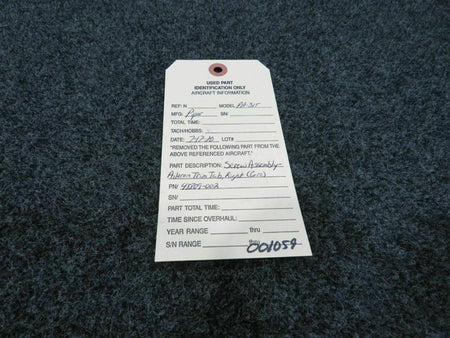 Piper 48809-002 Piper PA-31T Screw Assembly Aileron Trim Tab RH CORE C20