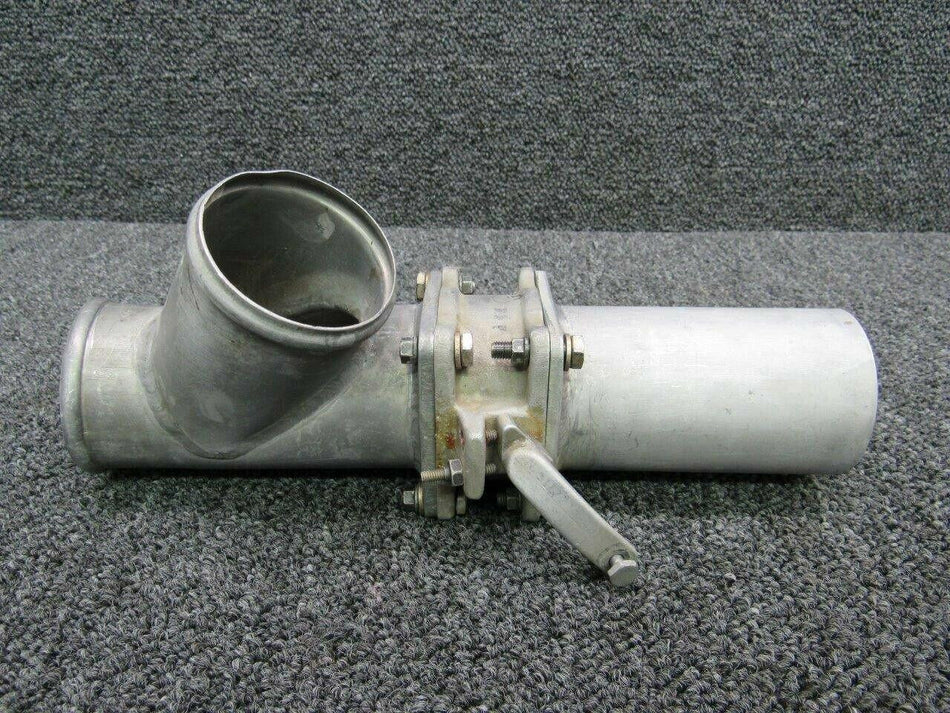 Cessna 5117124-1 / 5117258-11 Cessna 421B Duct and Outlet Cabin Pressure W/ Valve LH