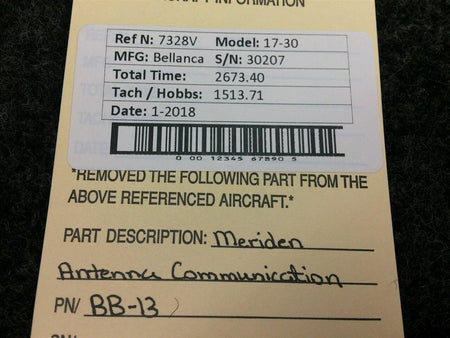 Bellanca BB-13 Bellanca 17-30 Meriden Antenna Communication