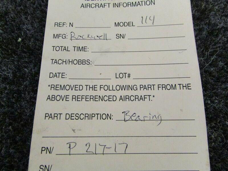 Rockwell P217-17 Rockwell 114 Nose Gear Bearing