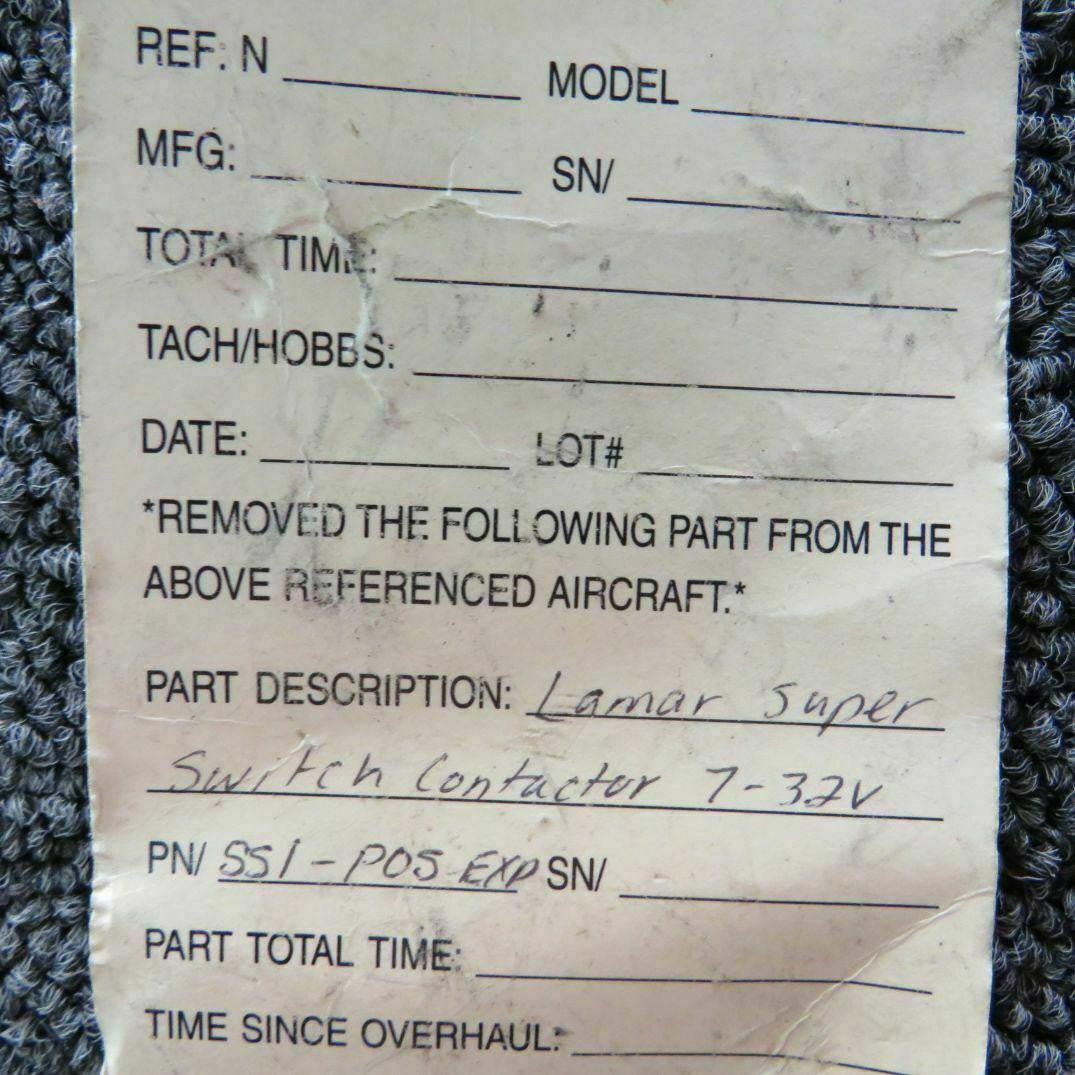 lamar Lamar Superswitch Contactor 7-32V P/N SS1-POS EXP