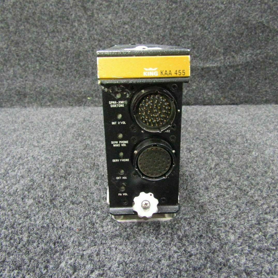 071-2007-00 King Radio KAA-455 Audio Control System (Volts: 27.5) (C20) BAS Part Sales | Airplane Parts