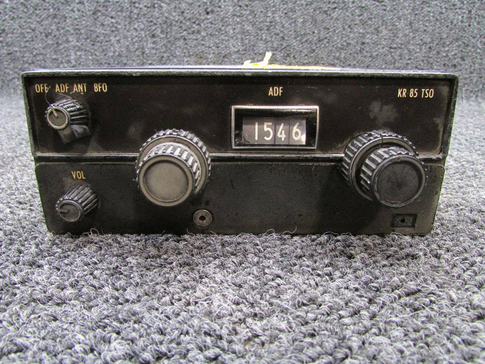 066-1023-00 King Radio KR-85 ADF Receiver with Tray, Mods (14V, Cracked Knobs)