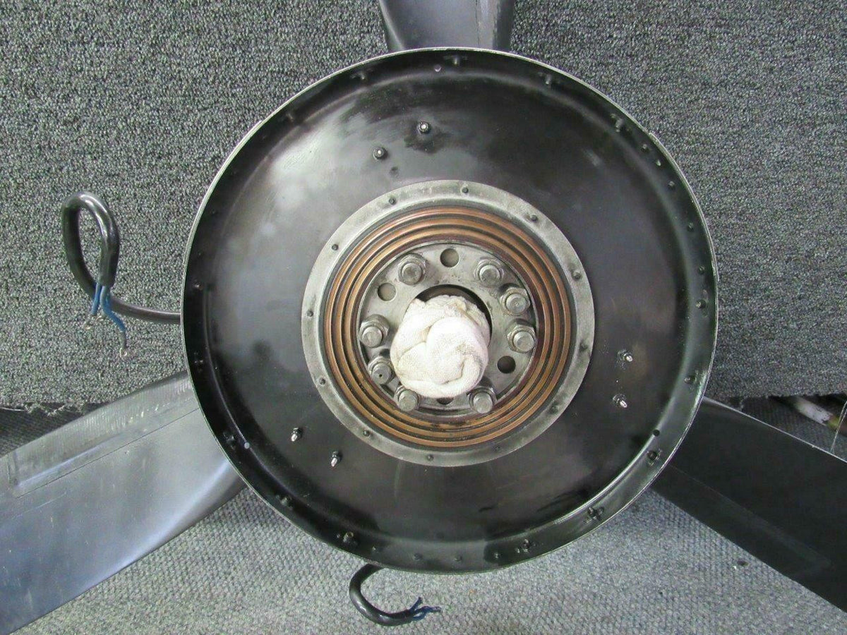 3AF34C92NPR McCauley 3 Blade Propeller W/ Spinner, De-ice Ring, Bulkhead, & Logs BAS Part Sales | Airplane Parts