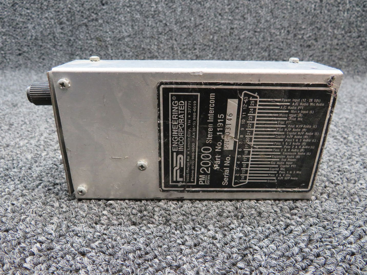 11915 (M/N: PM2000 ) PS Engineering Steren Intercom (CORE) BAS Part Sales | Airplane Parts