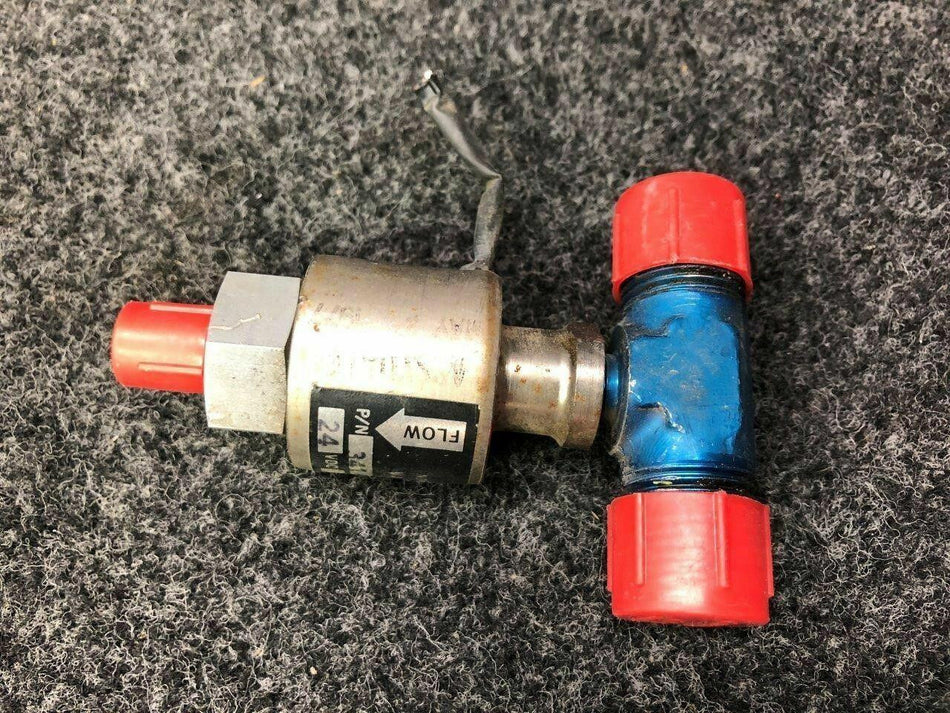 3415-00-1 Piper PA-31T Dukes Valve Solenoid (Volts: 24, Amps: 100) BAS Part Sales | Airplane Parts