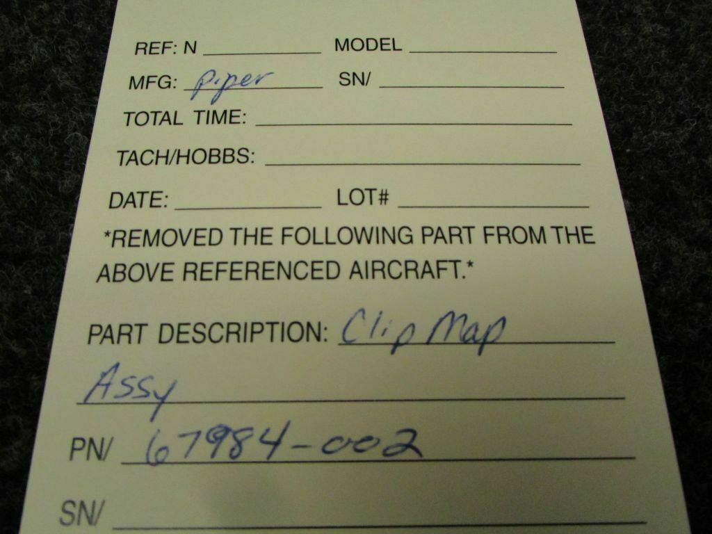Piper 67984-002 Piper Clip Map Assembly SA