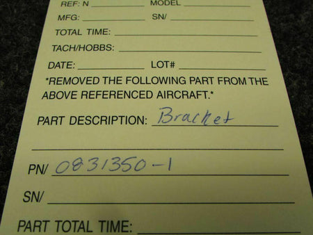 0831350-1 Cessna Bracket Assembly  (SA) BAS Part Sales | Airplane Parts