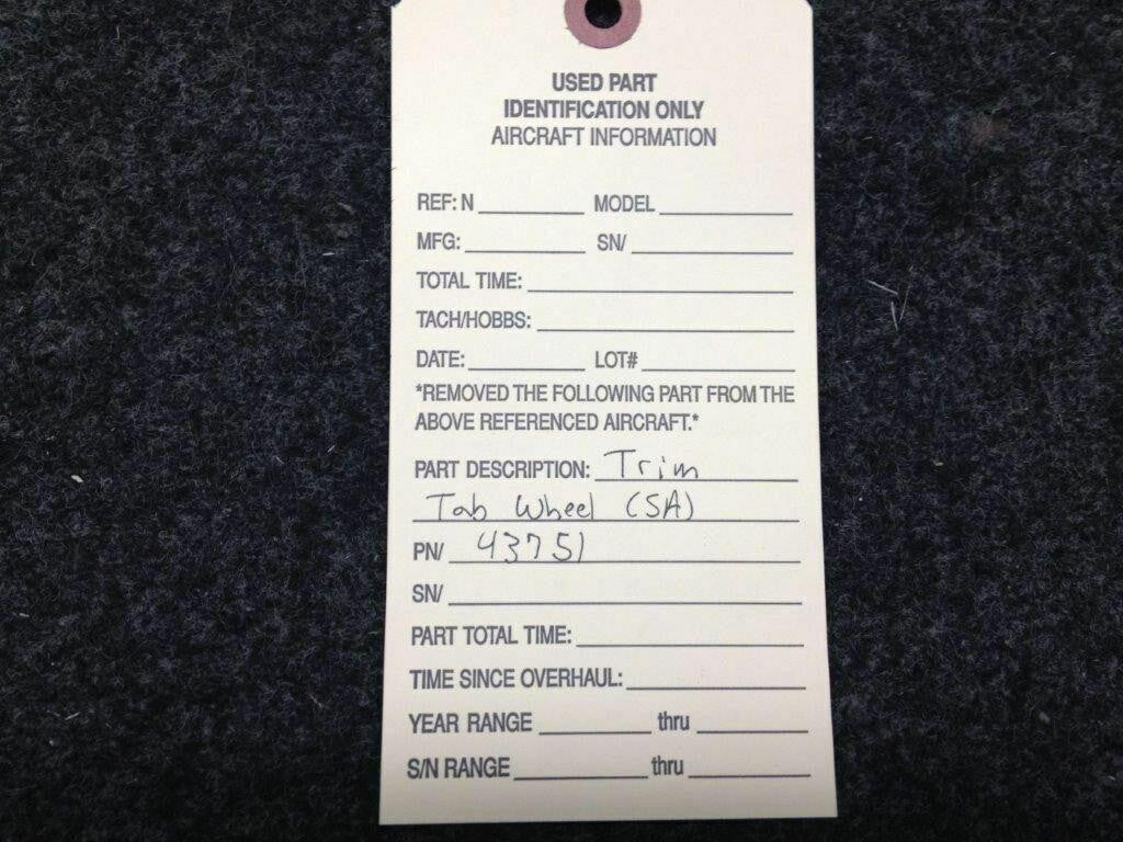 Does Not Apply 43751 Trim Tab Wheel SA