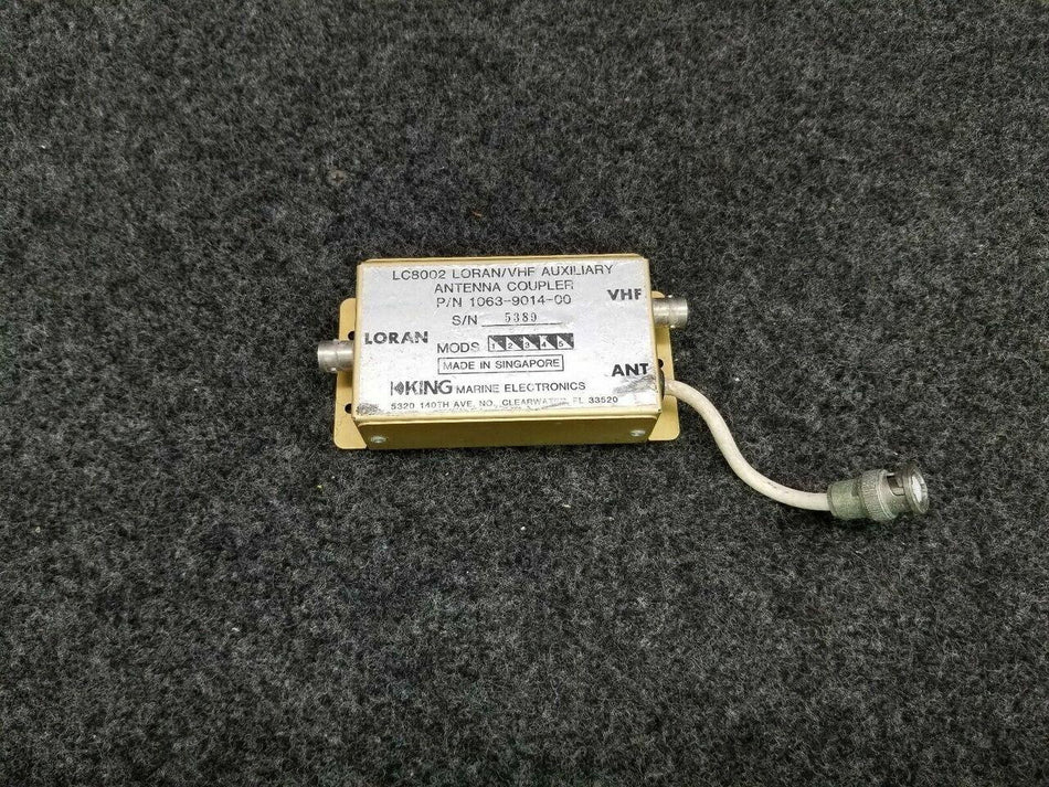 Cessna 172N King Marine Electronics Antenna Coupler P/N 1063-9014-00 S/N 5389