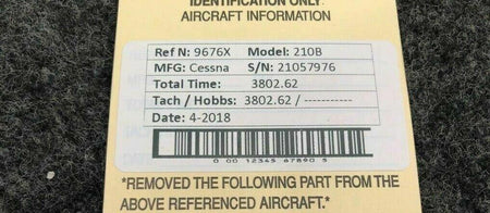 Cessna HE751 Cessna 210B HandE Aircraft Inc Control Cable Length 55