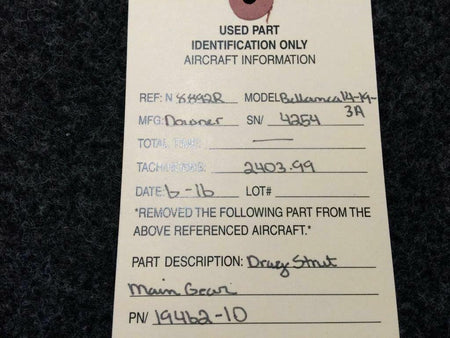 Bellanca 14-19-3A Drag Strut Main LowerP/N 19462-10