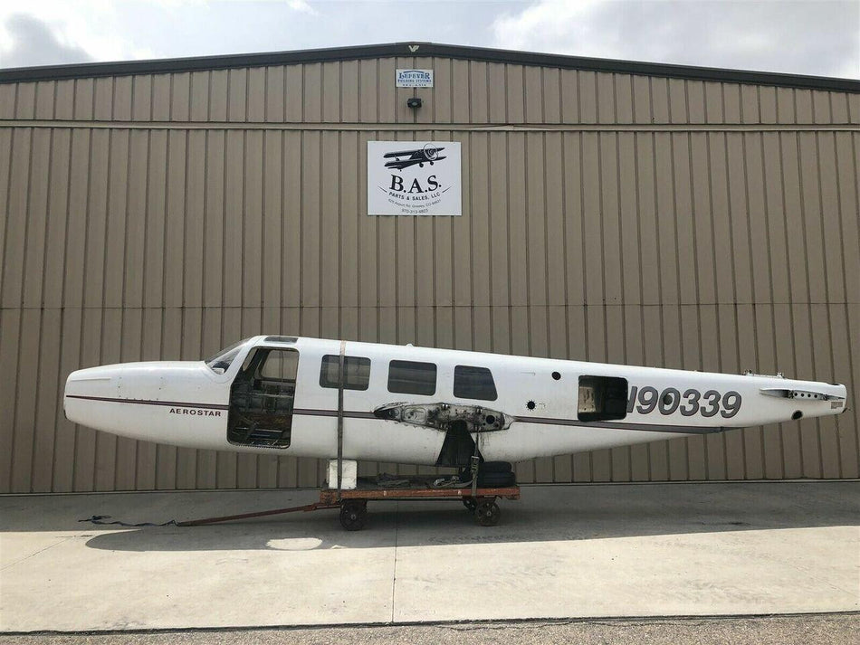 Aerostar Smith Aerostar 601P Fuselage W/ Bill of Sale, Data Tag, Airworthiness, Log Books