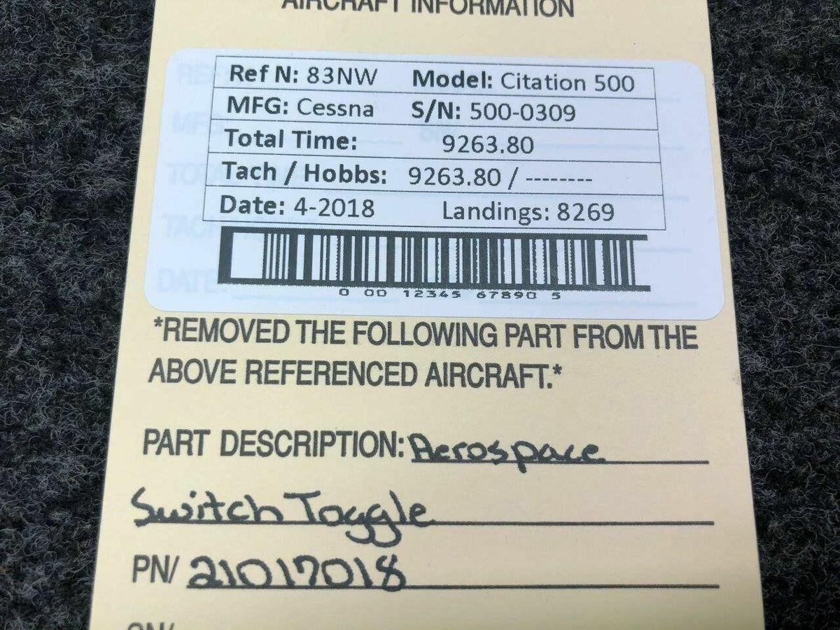 Aerospace 21017018 Cessna Citation 500 Aerospace Switch Toggle