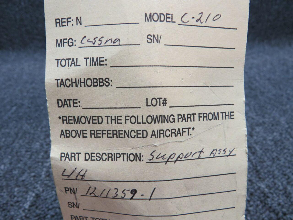 Cessna 1211359-1 Cessna C-210 Support Assembly LH