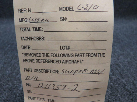Cessna 1211359-2 Cessna C-210 Support Assembly RH