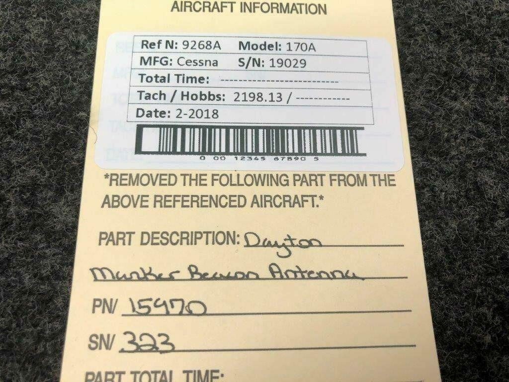 Dayton 15970 Cessna 170A Dayton Marker Beacon Antenna