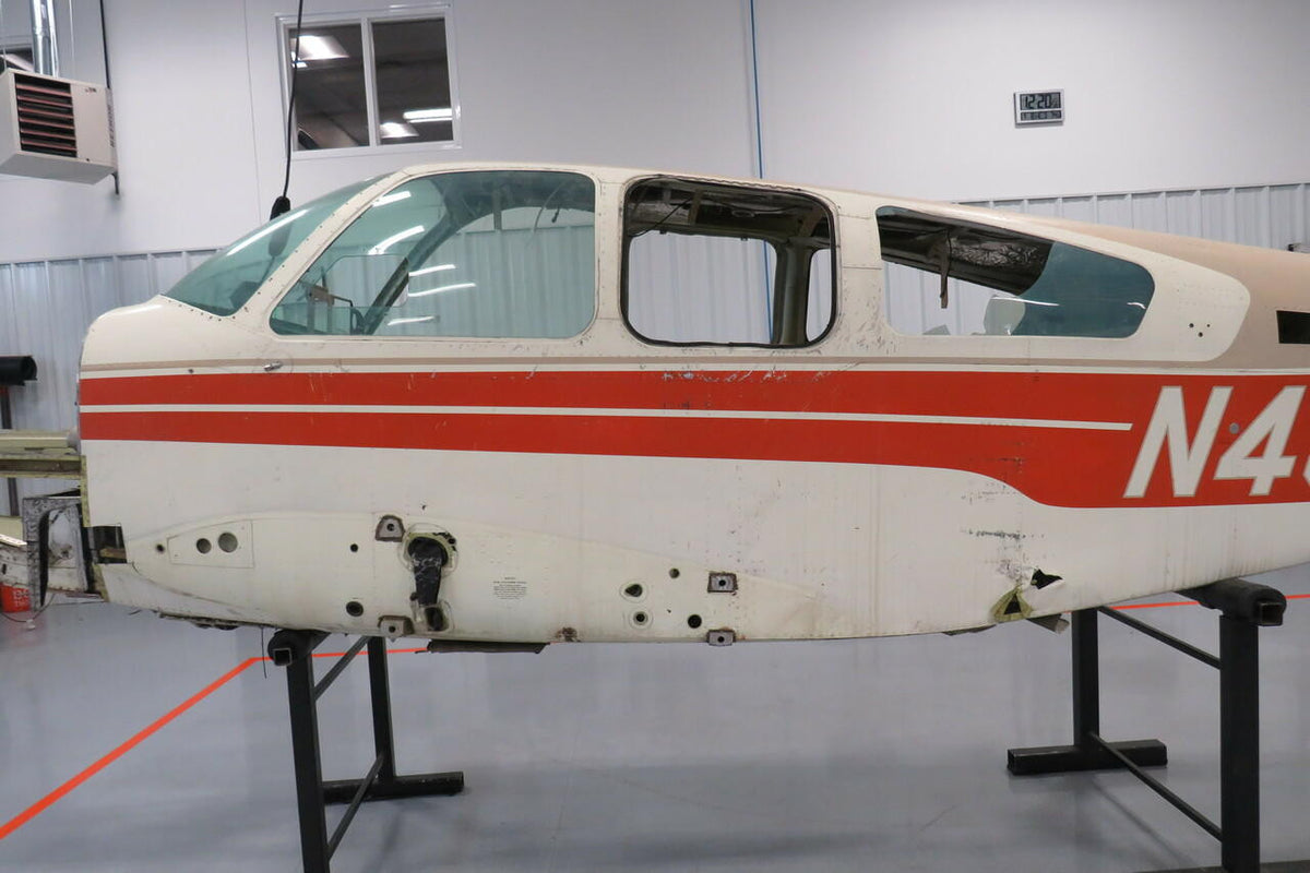 Beechcraft Beech Bonanza V35B Fuselage w/ Bill of Sale, Data Tag, and Log Books