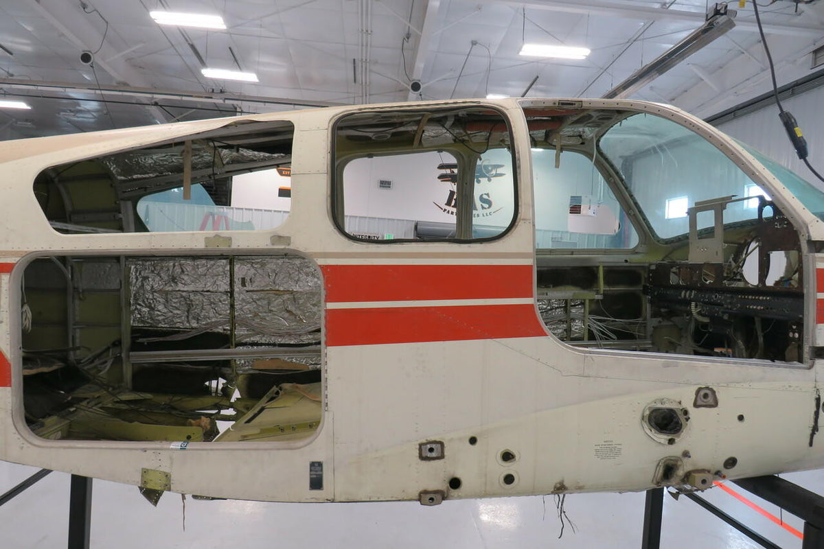 Beechcraft Beech Bonanza V35B Fuselage w/ Bill of Sale, Data Tag, and Log Books