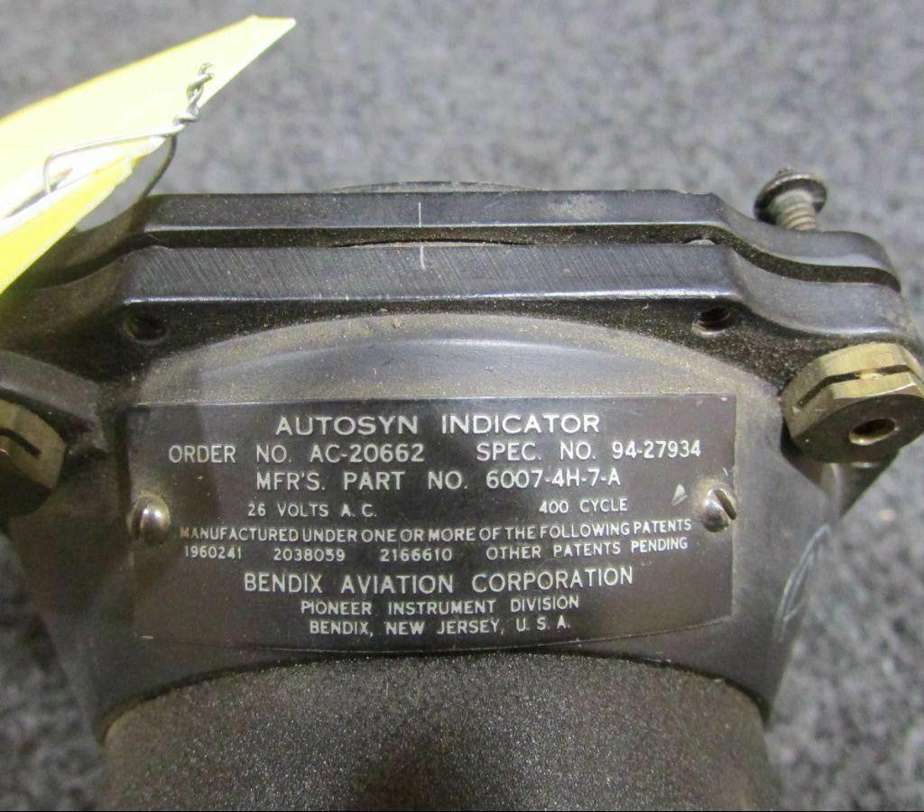 Bendix 6007-4H-7-A Bendix Autosyn Ind CORE