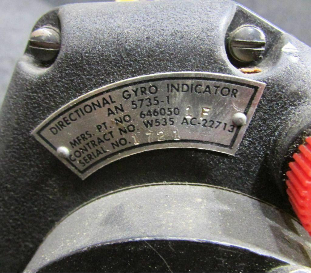 GARWIN 646050 IF Garwin Directional Gyro Indicator